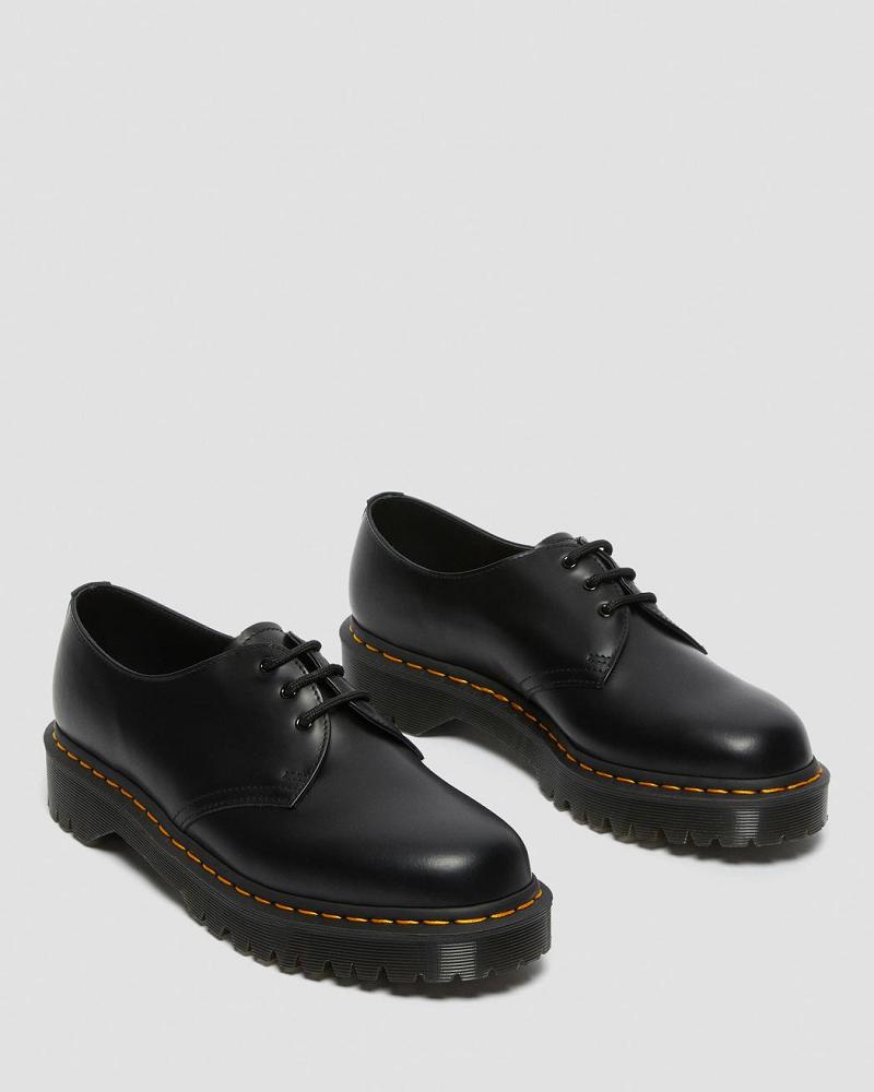 Black Men's Dr Martens 1461 Bex Smooth Leather Oxfords Shoes | CA 587BEX